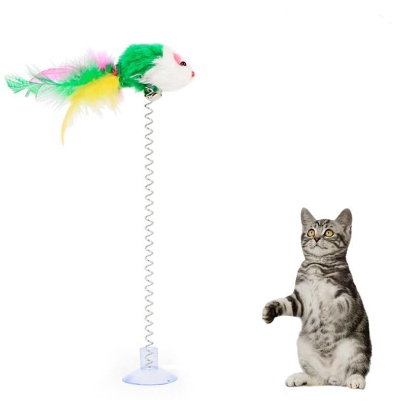 Cat Interactive Suction Feather Teaser - BestShop