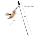 Load image into Gallery viewer, Cat Teaser Feather Toys - BestShop
