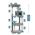 Load image into Gallery viewer, Cat Tree Multi-Level Cat Condo - BestShop

