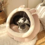 Load image into Gallery viewer, Cat Warm Basket Cozy Kitten Lounger bed - BestShop

