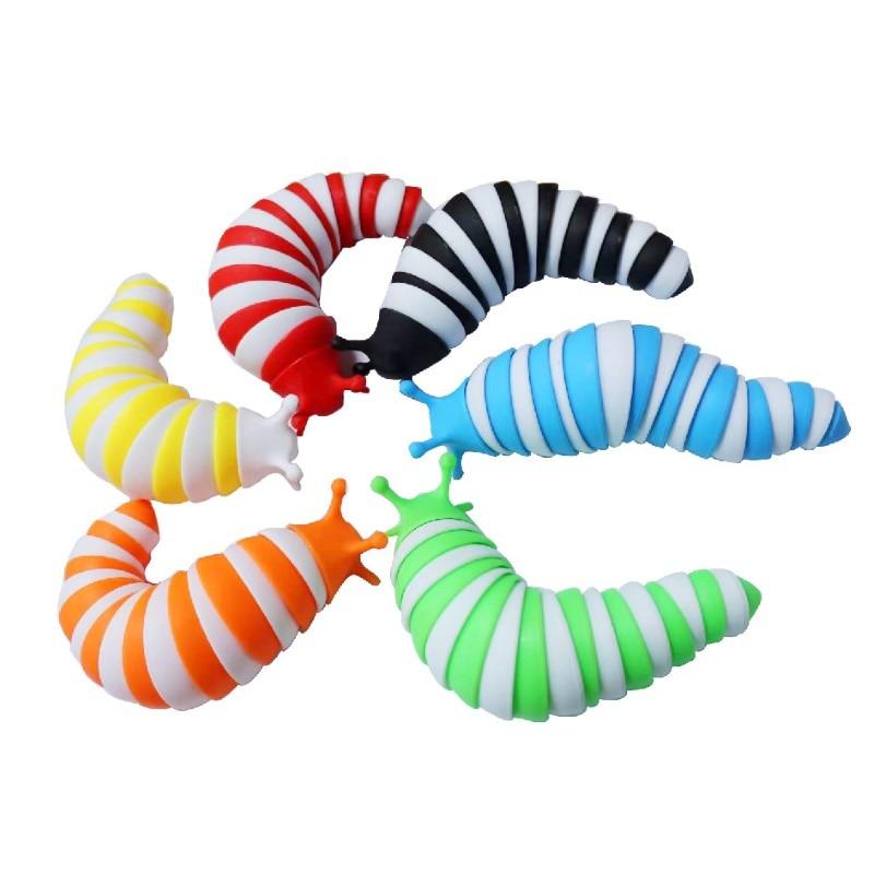 Caterpillar Fidget Toys For Kids Adults Adhd Autism Stress Relief 