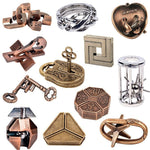 Load image into Gallery viewer, Classic IQ Metal Brain teaser Magic Baffling Puzzles Toys - BestShop
