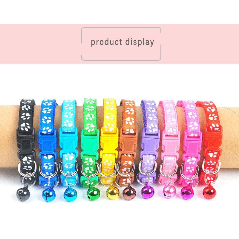 Colorful Adjustable Bell Collar - BestShop