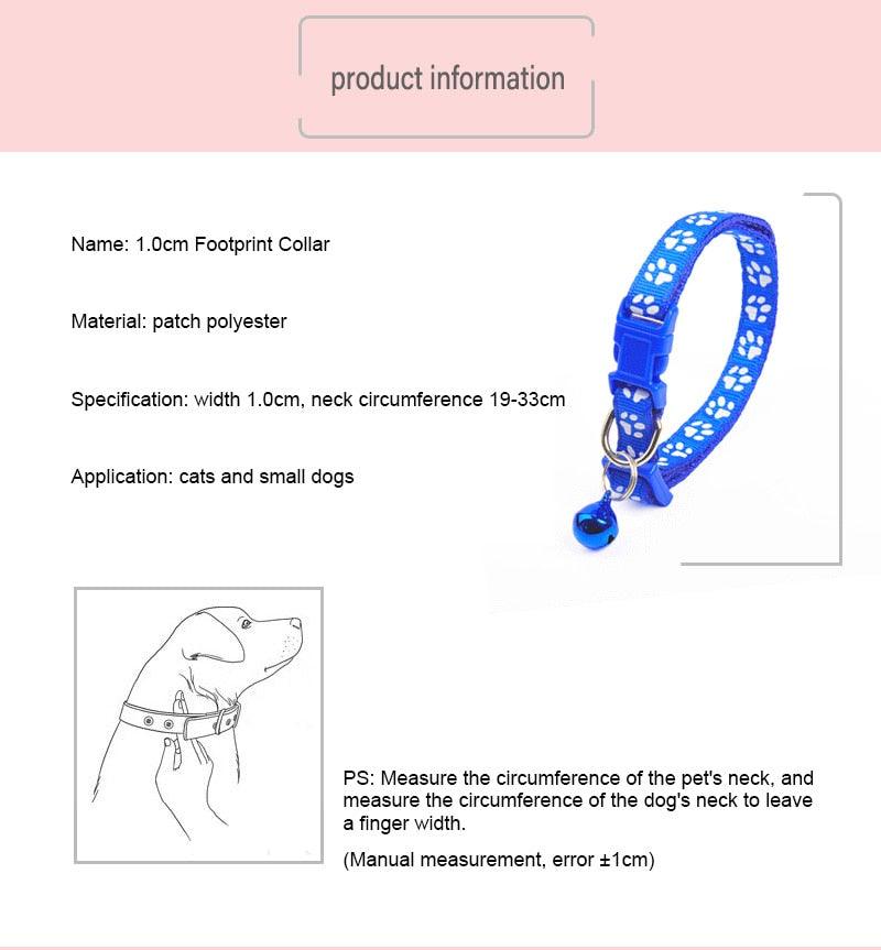 Colorful Adjustable Bell Collar - BestShop