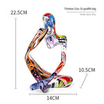 Load image into Gallery viewer, Colorful Graffiti Abstract Resin Handmade Crafts Sculpture - BestShop
