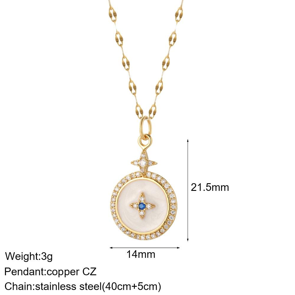 Cute Collars Long Stainless-Steel Necklace for Women - BestShop