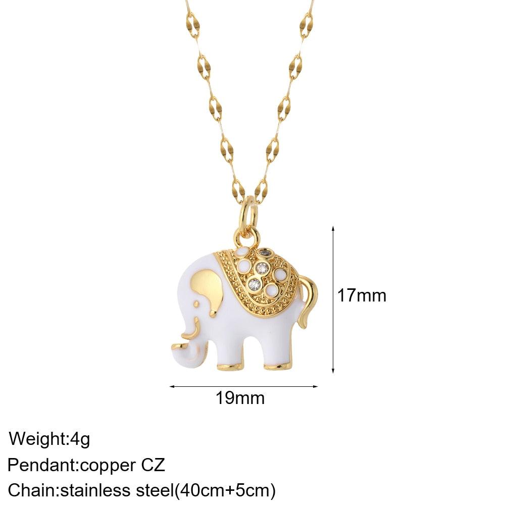 Cute Collars Long Stainless-Steel Necklace for Women - BestShop