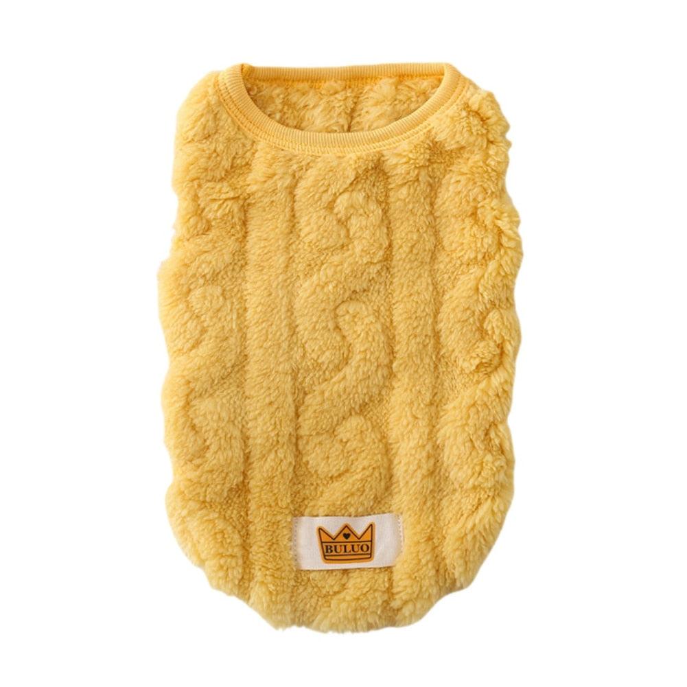 Cute Wavy Double-sided Fleece Pullover Pet Clothes - BestShop
