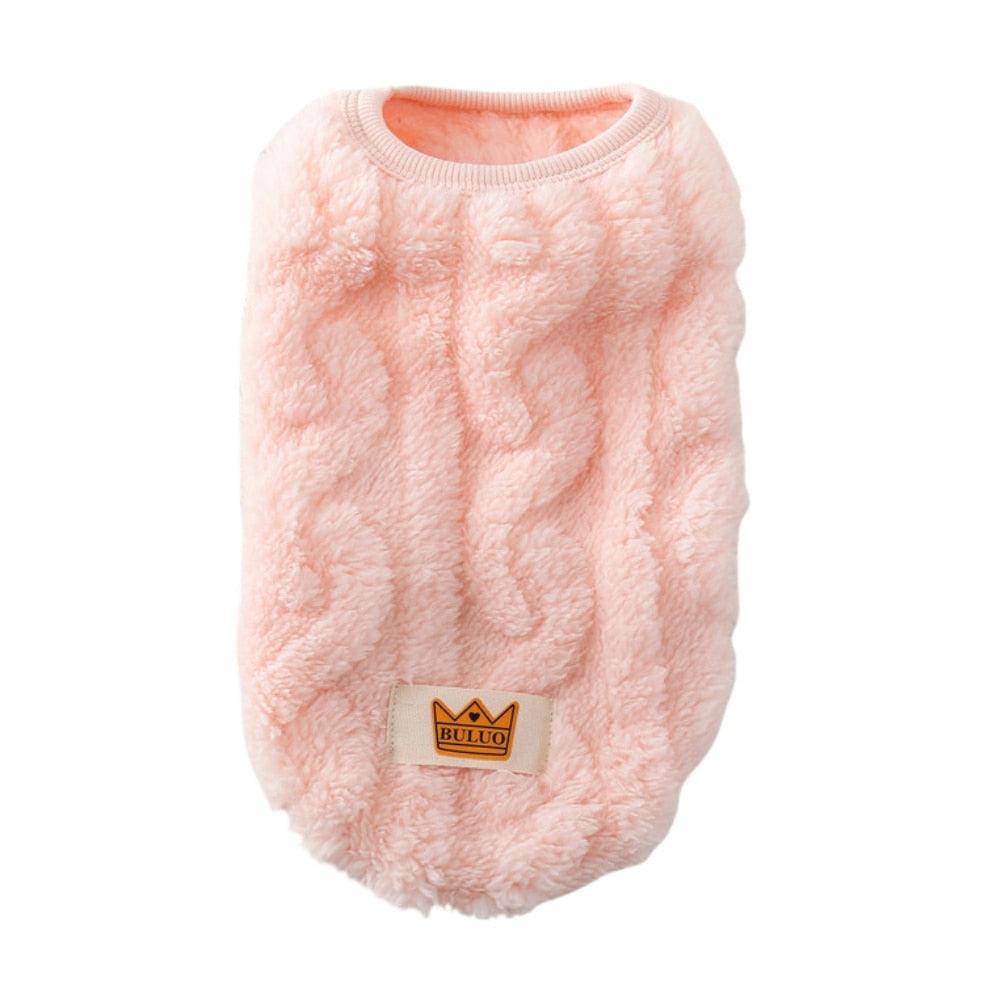 Cute Wavy Double-sided Fleece Pullover Pet Clothes - BestShop
