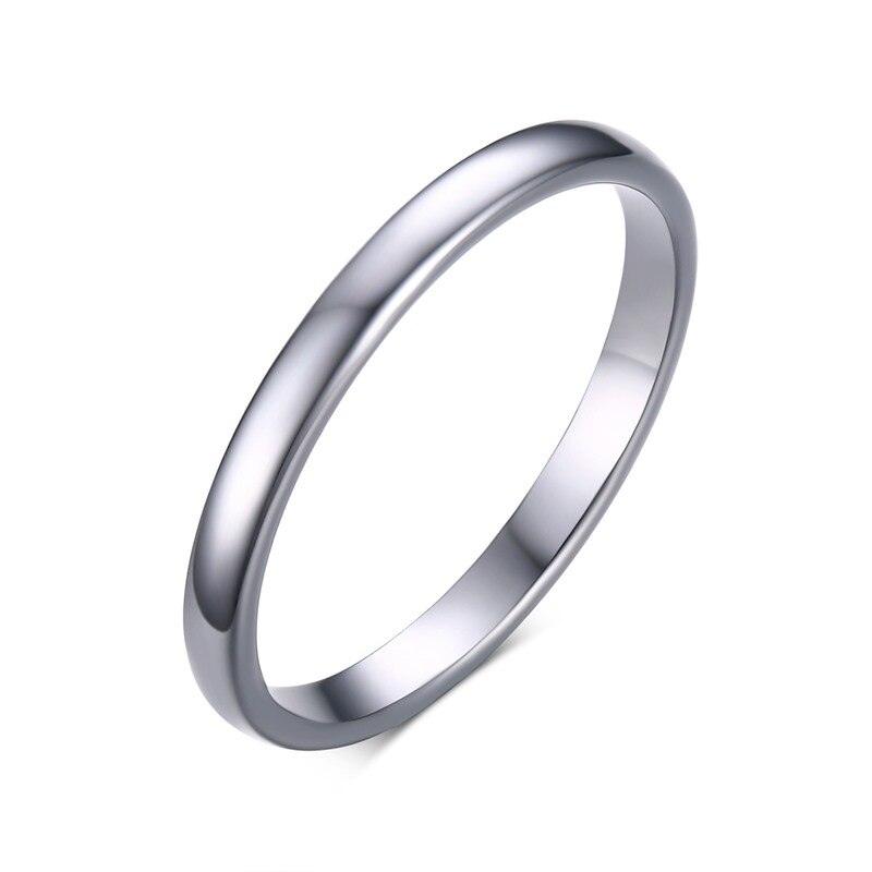 Cute Women's Gold-Color Rings Trendy 2 mm - BestShop