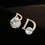 Load image into Gallery viewer, D letter diamond Earring - BestShop
