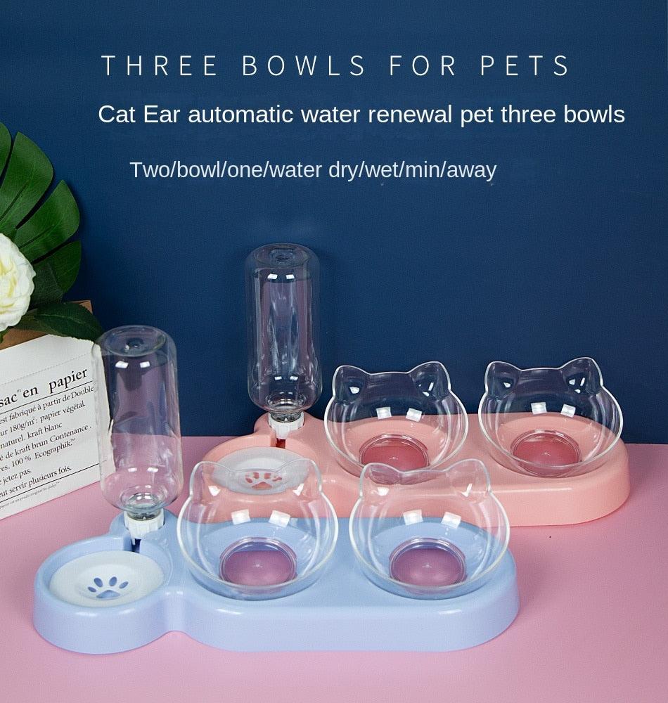 Double Elevated Bowls for Cats and Dogs - BestShop