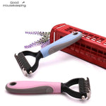 Load image into Gallery viewer, Double Sided Pet Hair Removal Comb Brush - BestShop
