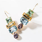 Load image into Gallery viewer, Elegant Candy Multi Glass Rhinestone Dangle Earrings - BestShop
