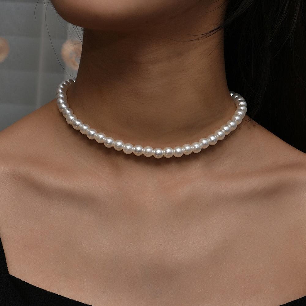 Elegant Jewelry Wedding Big Pearl Necklace For Women - BestShop