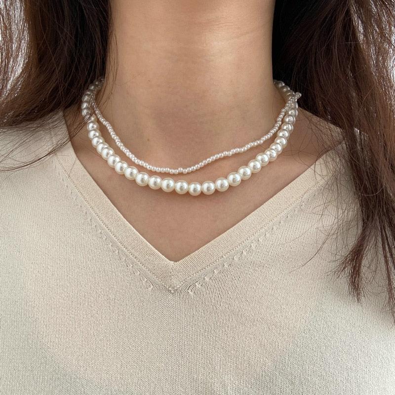 Elegant Jewelry Wedding Big Pearl Necklace For Women - BestShop