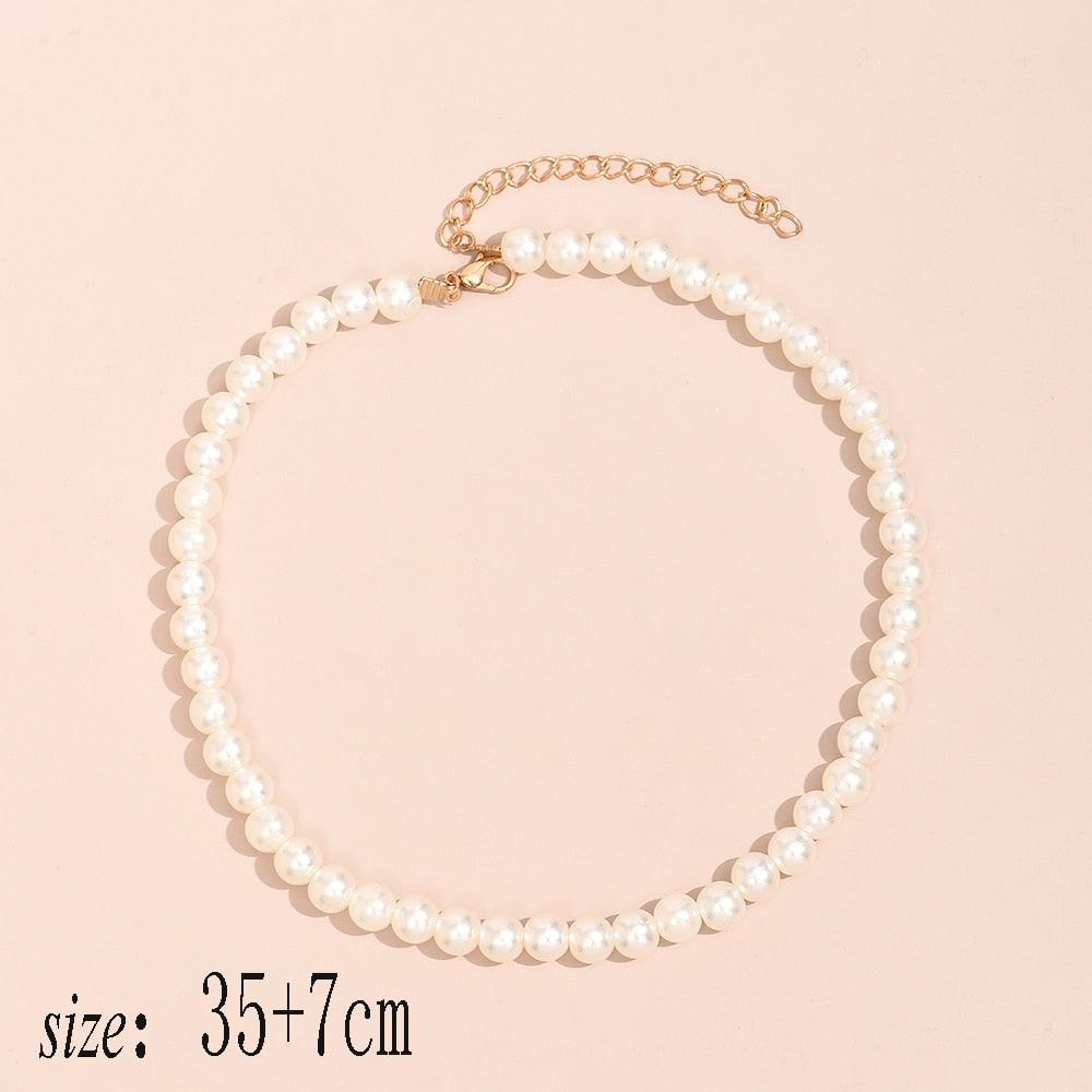 Elegant Jewelry Wedding Big Pearl Necklace For Women - BestShop