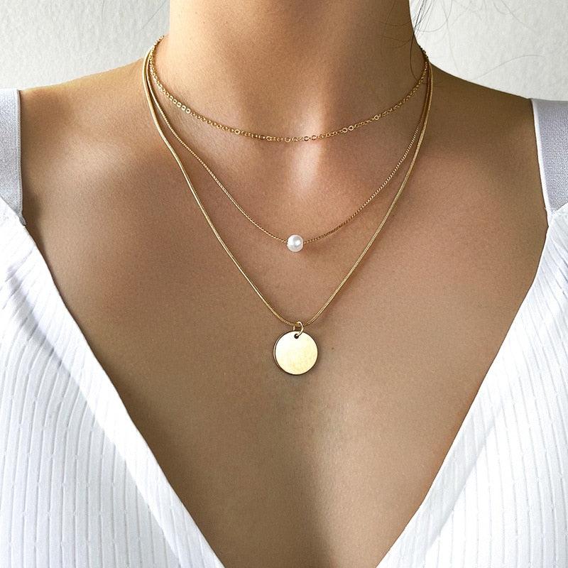 Elegant Jewelry Wedding Big Pearl Necklace For Women - BestShop
