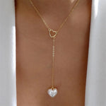 Load image into Gallery viewer, Fashion Gold Color Heart-Shaped Necklace For Women - BestShop
