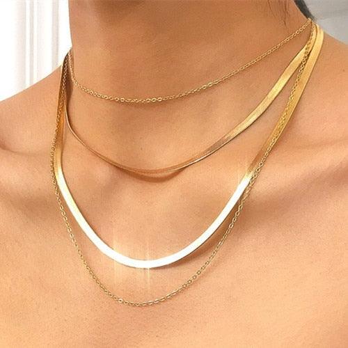 Fashion Gold Color Heart-Shaped Necklace For Women - BestShop