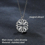 Load image into Gallery viewer, Flower Pendant Stainless Steel Necklace - BestShop
