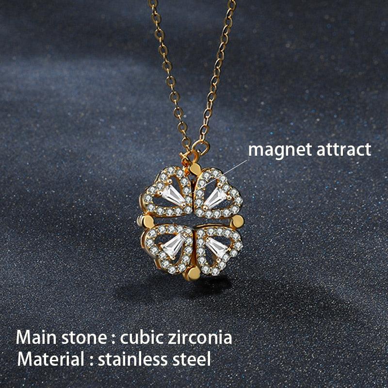 Flower Pendant Stainless Steel Necklace - BestShop