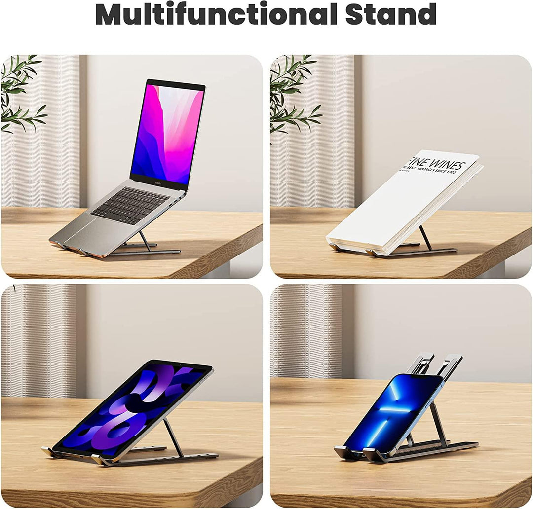 Foldable Aluminum Laptop Stand for 10-15.6" Notebooks - BestShop