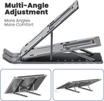 Load image into Gallery viewer, Foldable Aluminum Laptop Stand for 10-15.6&quot; Notebooks - BestShop

