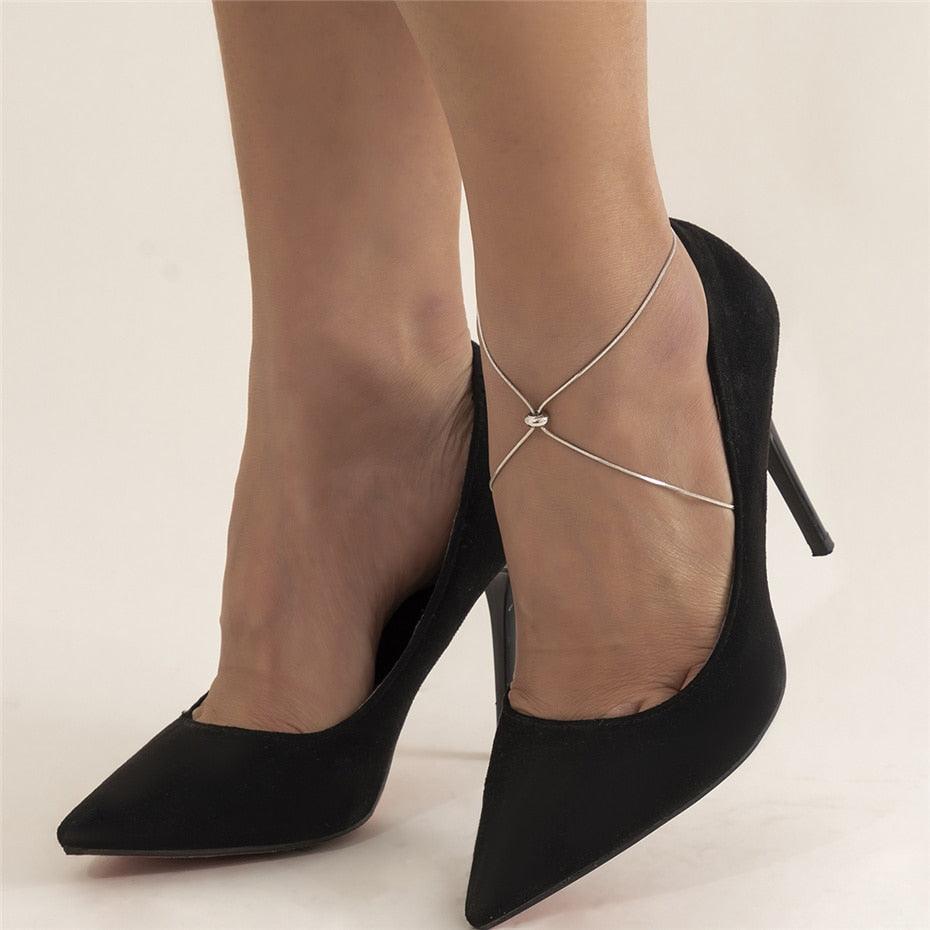 Ingemark Adjustable Chain Anklet Bracelet for Women - BestShop