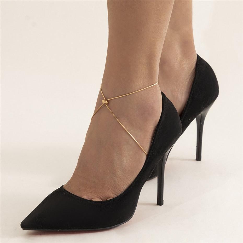 Ingemark Adjustable Chain Anklet Bracelet for Women - BestShop