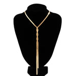 Load image into Gallery viewer, Ingemark Kpop Adjustable Flat Snake Long Chain Necklace - BestShop
