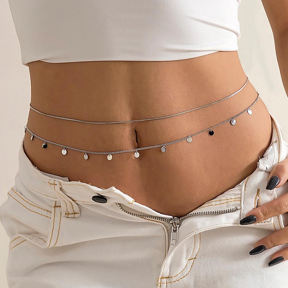 Ingemark Sexy Flat Snake Chain Waist Belly Belt - BestShop