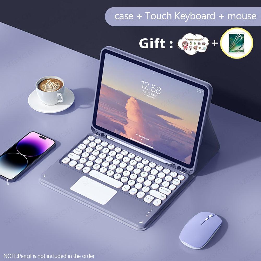 iPad Accessory Bundle with Bluetooth Keyboard, Wireless Mouse and iPad