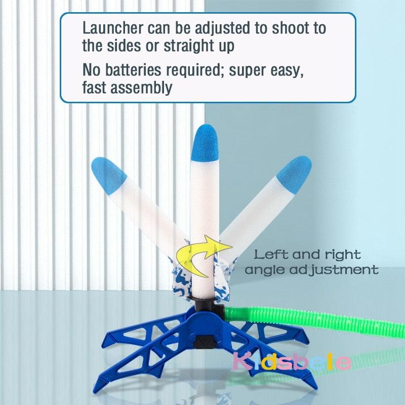 Kid Air Rocket Foot Pump Launcher - BestShop