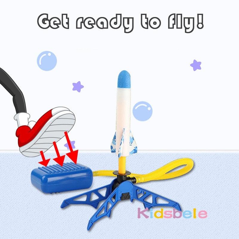 Kid Air Rocket Foot Pump Launcher - BestShop