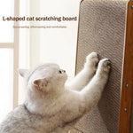 Load image into Gallery viewer, L-shaped Cat Scratching Post - BestShop

