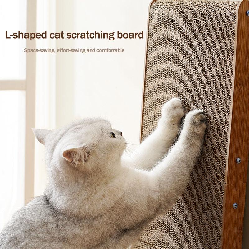 L-shaped Cat Scratching Post - BestShop