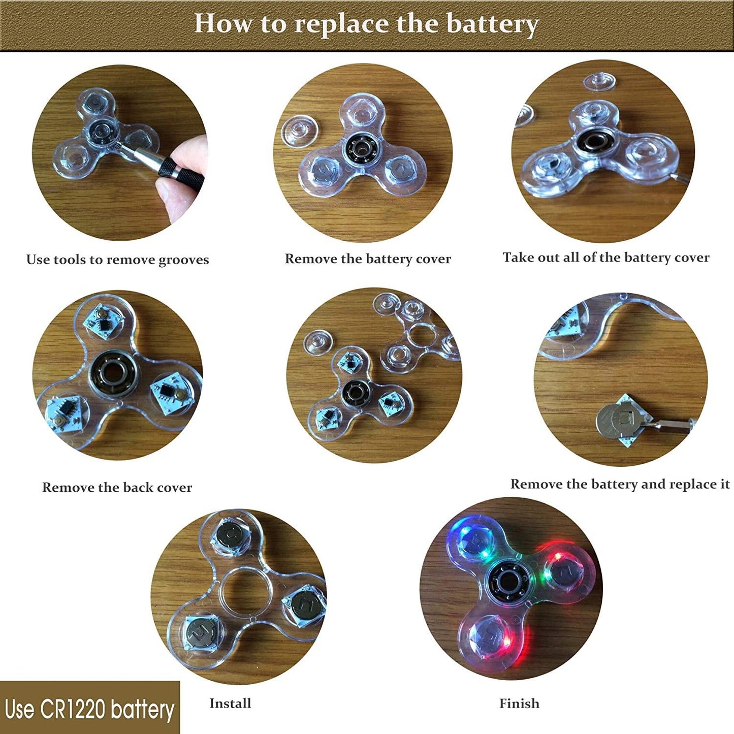 LED Light Up Fidget Spinner - BestShop