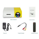 Load image into Gallery viewer, LED Mini Projector Support 1080P Projetor - BestShop
