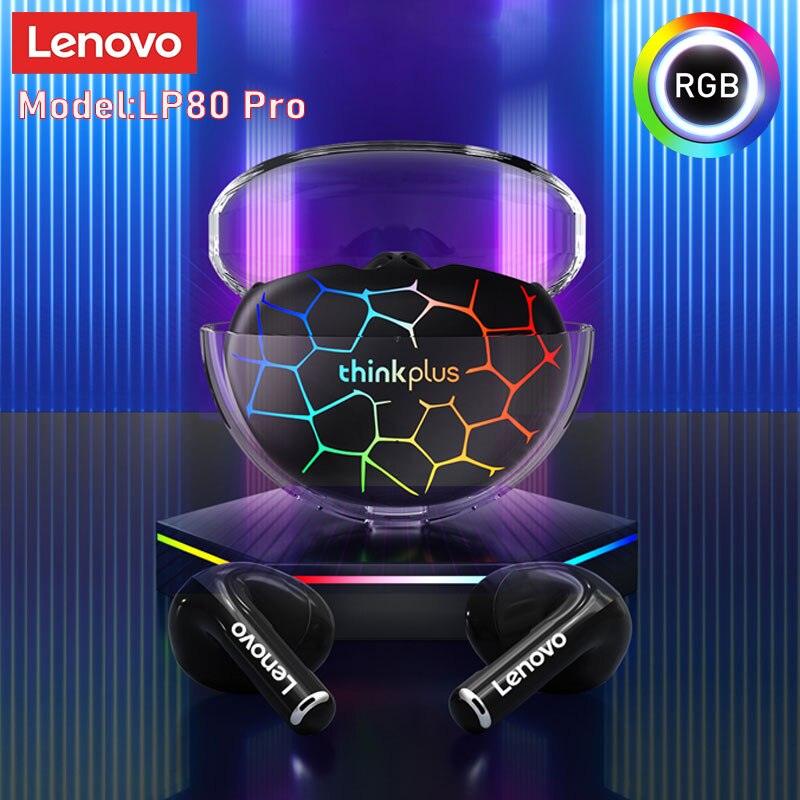 Lenovo LP80 Pro RGB TWS Bluetooth Headset - BestShop