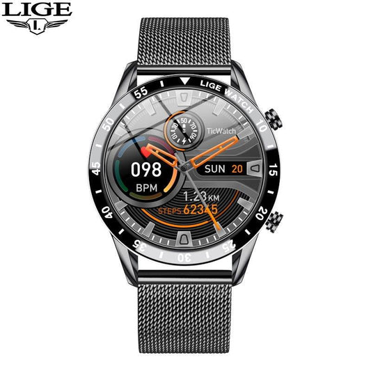 LIGE Luxury Full Circle Touch Screen Smart Watch - BestShop