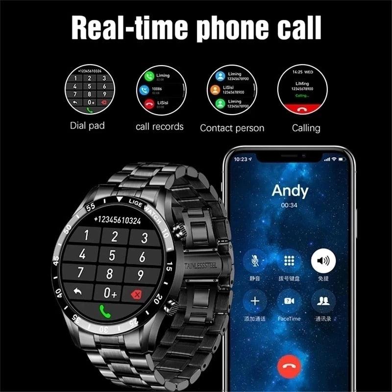 LIGE Luxury Full Circle Touch Screen Smart Watch - BestShop