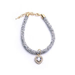 Load image into Gallery viewer, Luxury Crystal Cat Collar Heart Gem Pendant - BestShop
