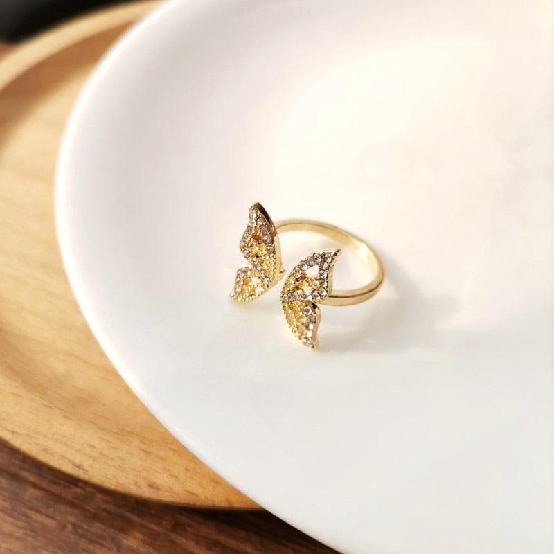 Luxury Gold Color Pearl Zircon Rings for Woman - BestShop