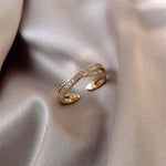 Load image into Gallery viewer, Luxury Gold Color Pearl Zircon Rings for Woman - BestShop
