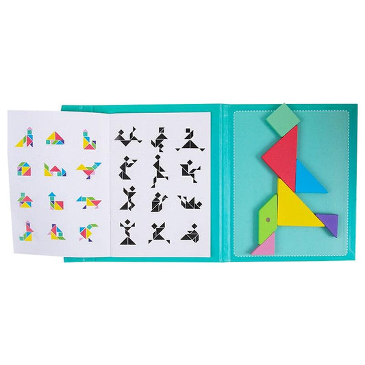 Magnetic 3D Puzzle Geometric Shapes Wooden Toys - BestShop