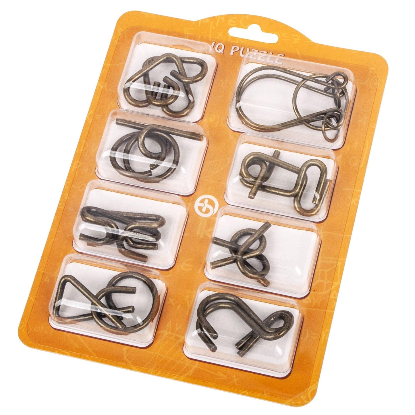 Metal Montessori Puzzle Wire IQ Mind Brain Teaser 8pcs - BestShop