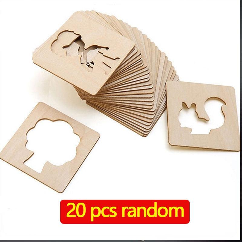 Montessori Kids Toys Drawing Toys Wooden DIY Painting - BestShop