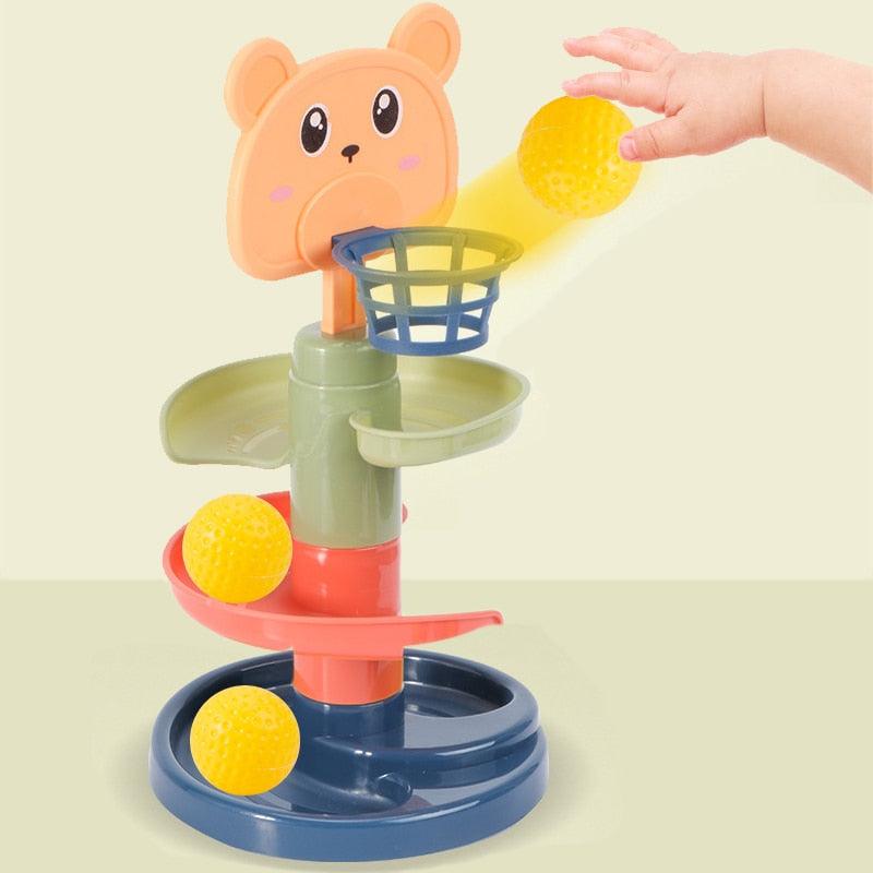 Montessori Toys Baby 0 12 24 36 Months Track Rolling Ball - BestShop