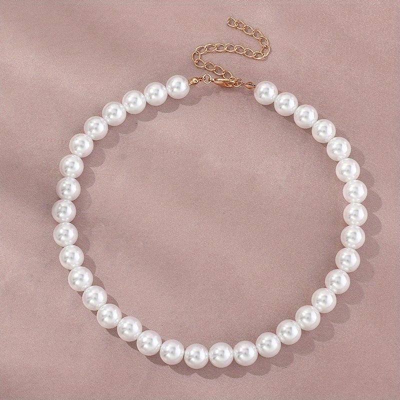 Natural Freshwater Pearl Necklace Women's Collarbone Chain - BestShop